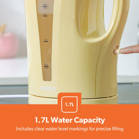 Plastic Beige 1.7L & 4-Slice Kettle and Toaster Set