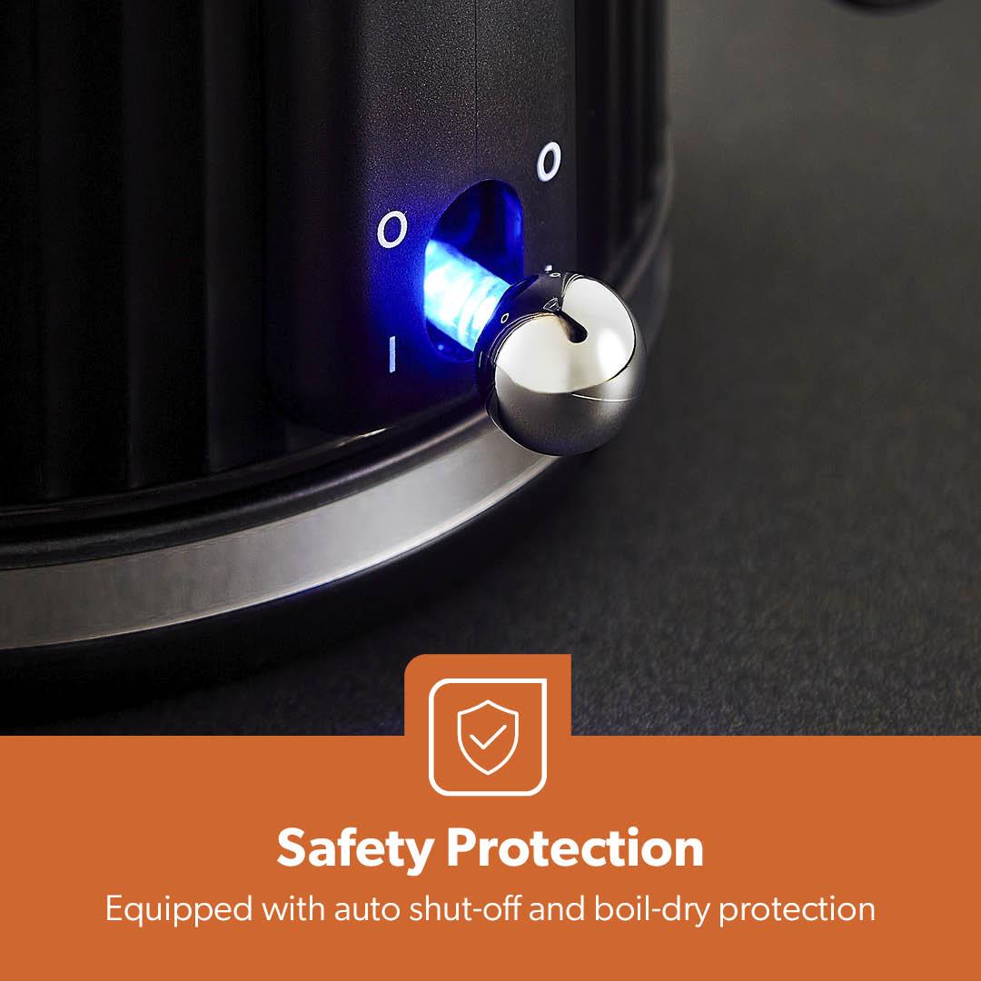 1.7L 'Fluted' Cordless Rapid Boil Electric Kettle 3000W