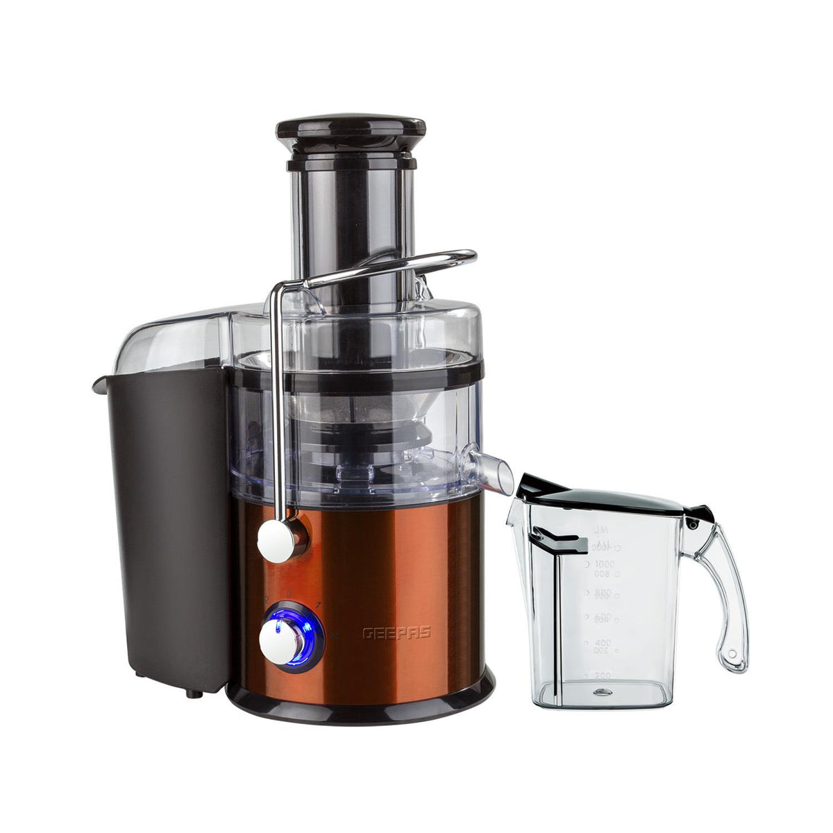 800W High-Speed Centrifugal Juicer With Wide Chute & Dual Speed