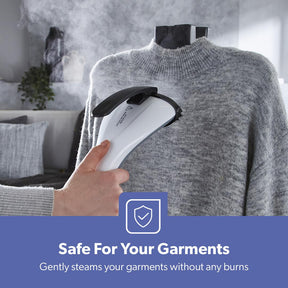 Upright 2000W Clothes Steamer With Integrated Hanger