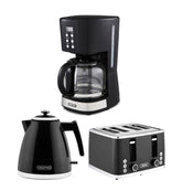 1.5L Filter Coffee Machine, 1.7L Electric Kettle & 4-Slice Toaster Set