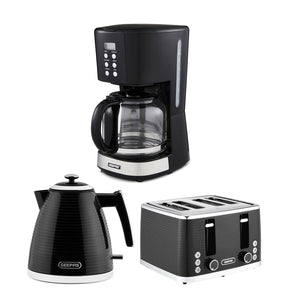 1.5L Filter Coffee Machine, 1.7L Electric Kettle & 4-Slice Toaster Set