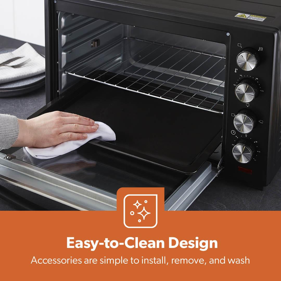 48L Portable Electric Mini Oven With Grill and Rotisserie