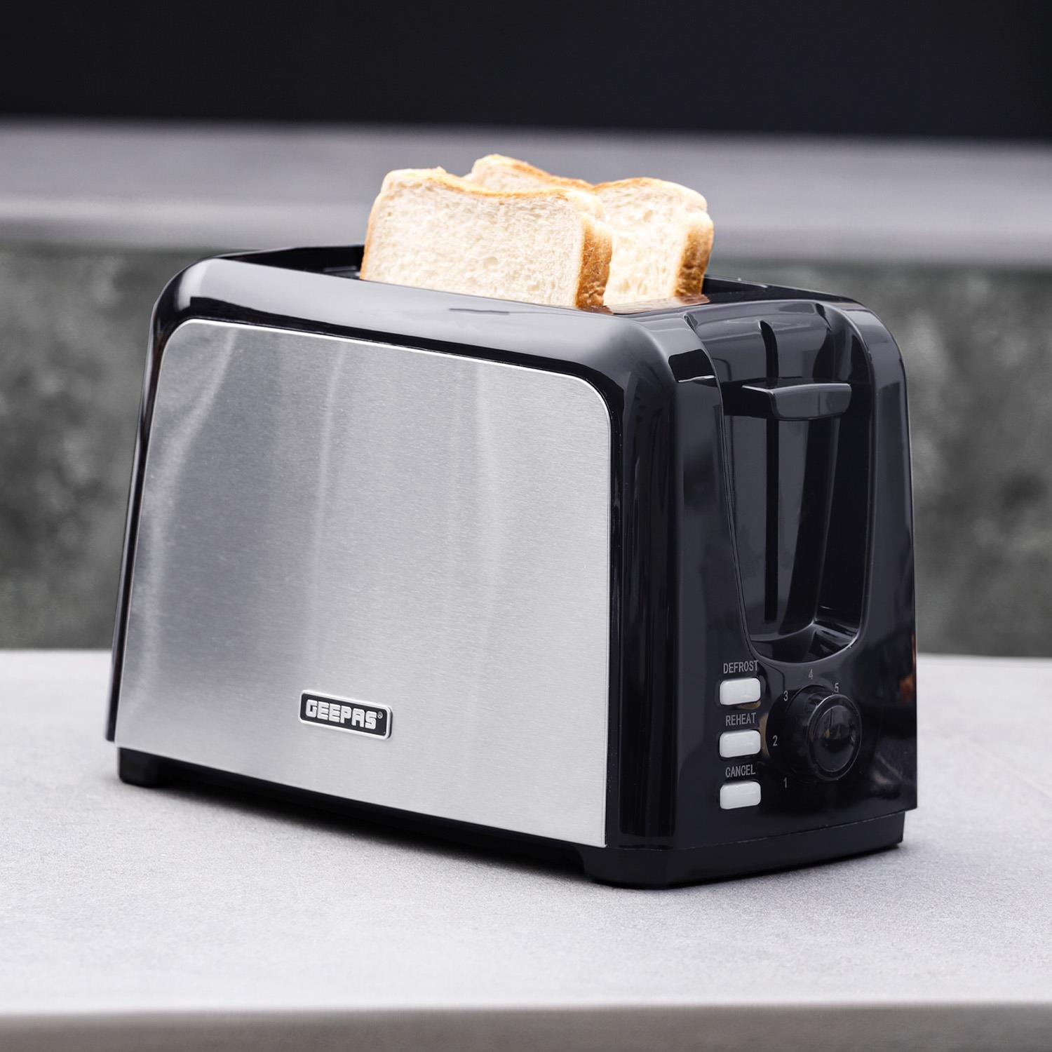 2 Slice Bread Toaster & 1.7L Illuminating Electric Kettle Set