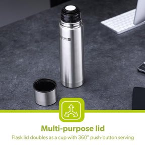 750ml Stainless Steel Vacuum Insulated Flask Water Bottle