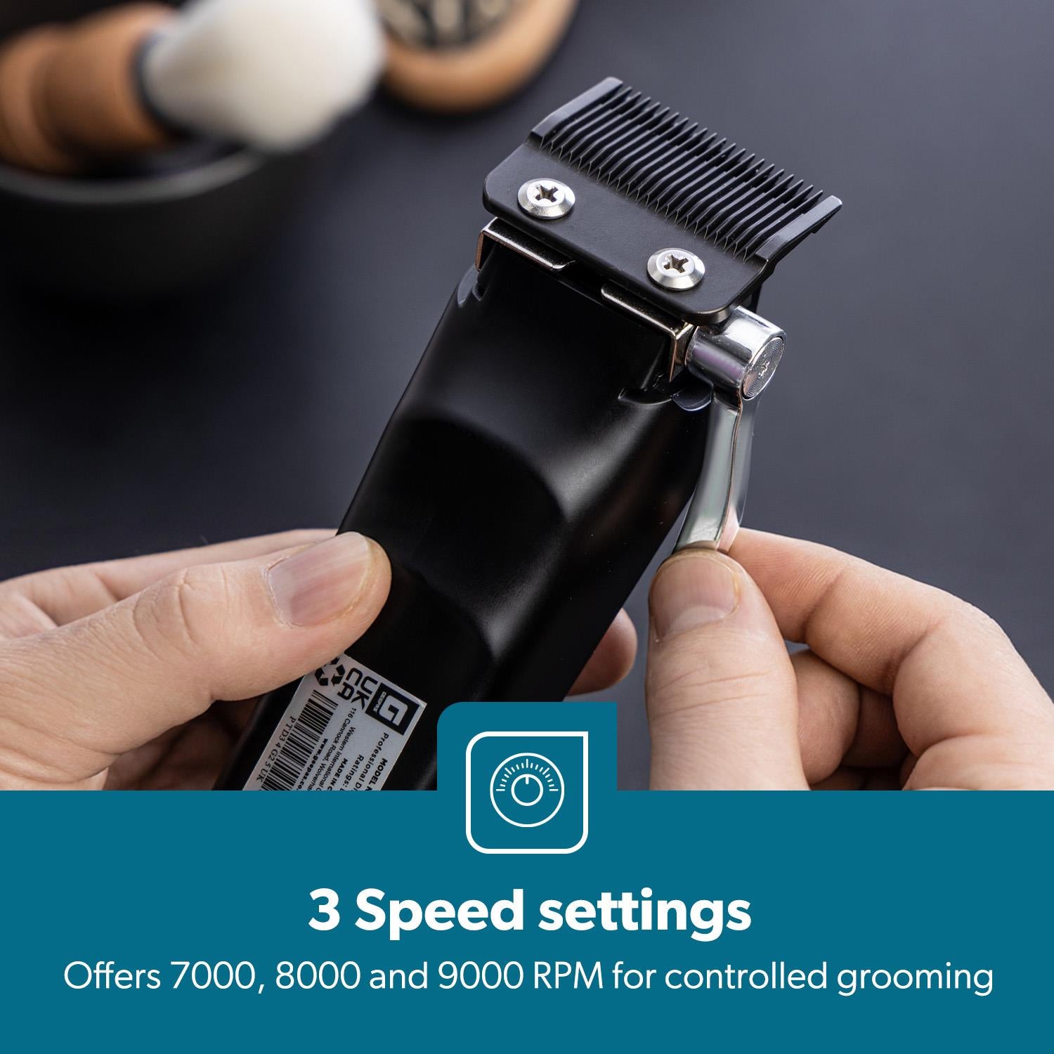 9000RPM Ceramic Professional Hair Clipper & Trimmer