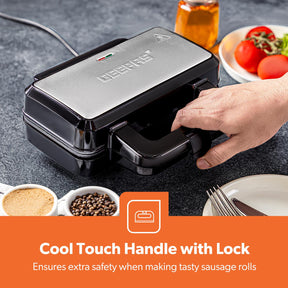 4-Slice Authentic Electric Sausage Roll Maker