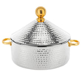 3L and 4L Stainless Steel Serving Dish and Food Warmer