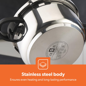 4L Stainless Steel Pressure Cooker With Quick Pressure Release