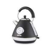 Black Retrovive 1.7L 3000W Electric Kettle Vintage