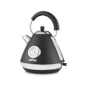 Black Retrovive 1.7L 3000W Electric Kettle Vintage
