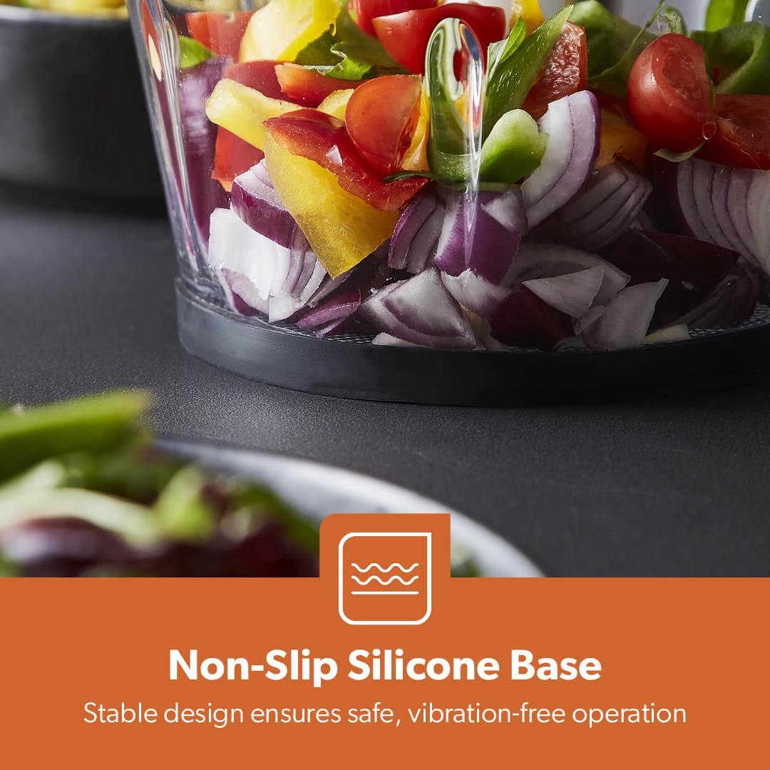 500W Mini Food Processor Chopper and Meat Grinder 2L