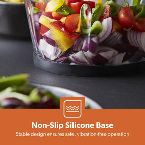 500W Mini Food Processor Chopper and Meat Grinder 2L