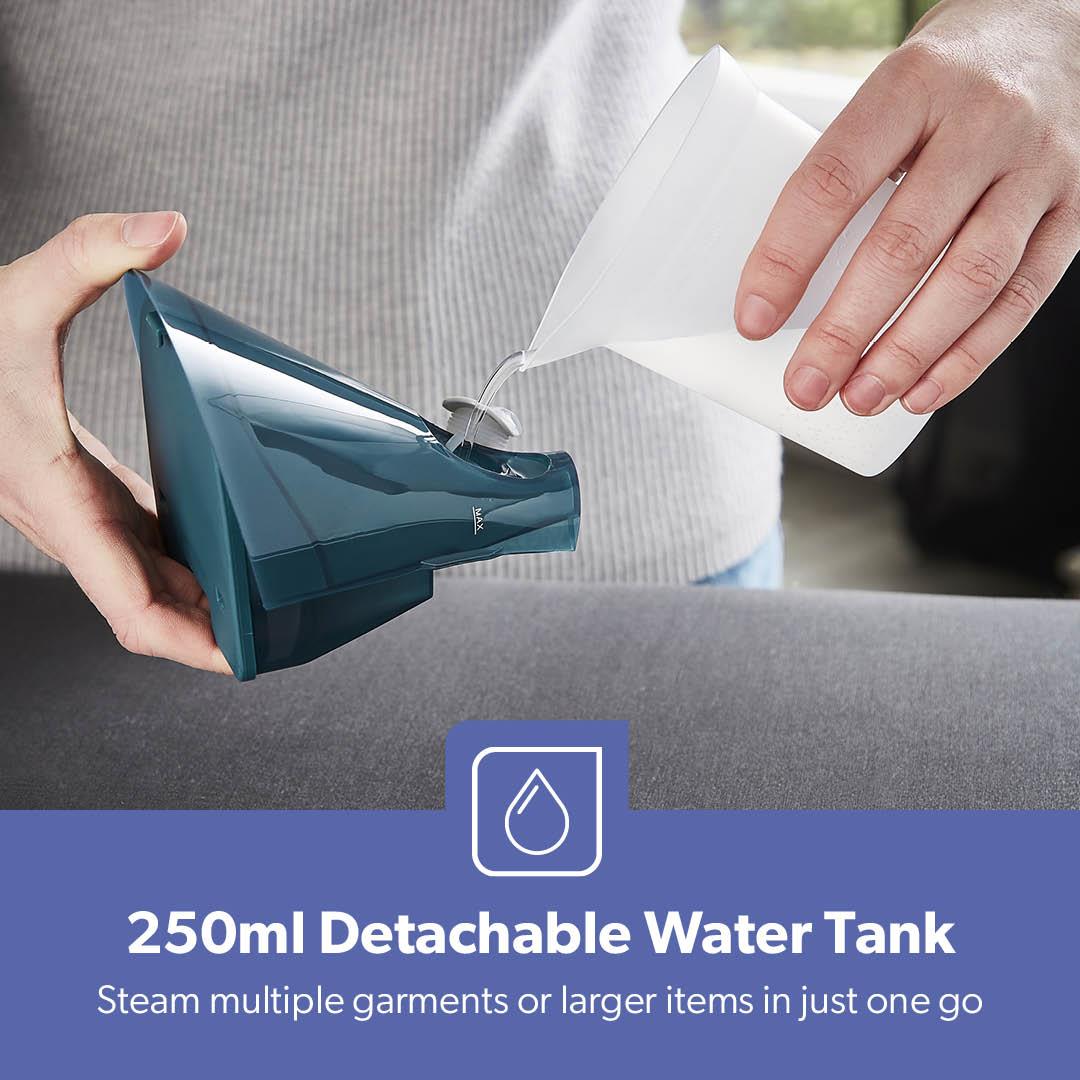 1960W Royal Green Handheld Fabric Garment Steamer
