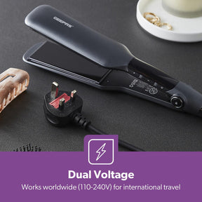 Thermo-Ceramic Floating Plates Digital LED Display Hair Straighteners