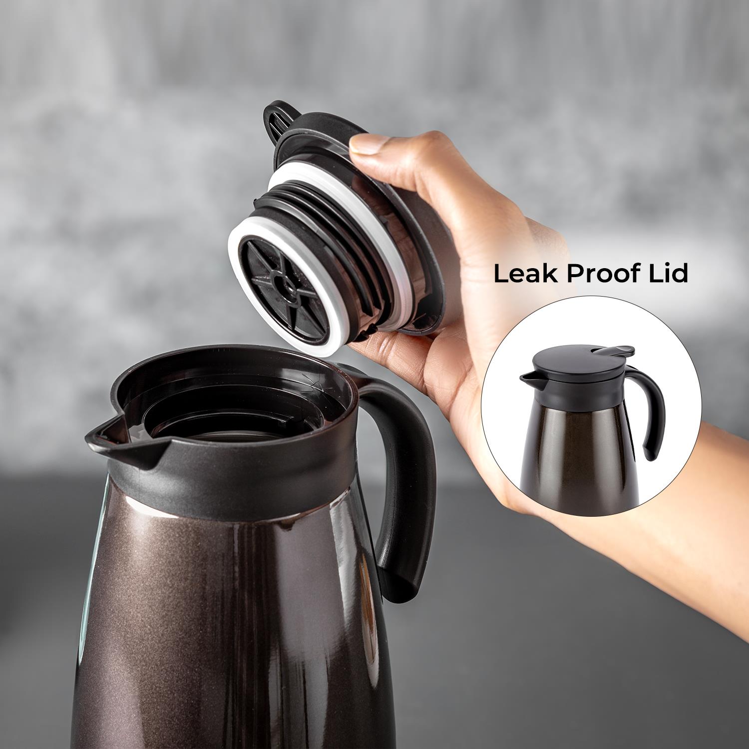 1.2L Double Walled Stainless Steel Thermal Carafe Jug