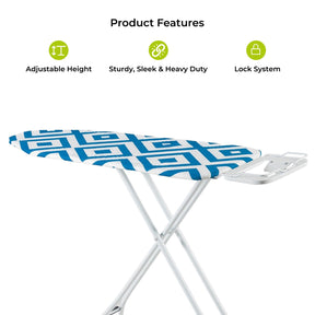 1800W Fast Heat-Up Steam Clothes Iron & Ironing Board Set