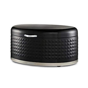 Argyle Black 9L Carbon Steel Bread Bin Canister