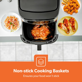 5-In-1 Large Single Basket Vortex Digital Air Fryer 9.2L