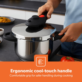 4L Stainless Steel Pressure Cooker With Quick Pressure Release