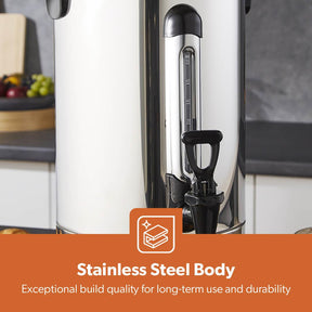 10L Stainless Steel Hot Water Boiler and Catering Urn (1650W)