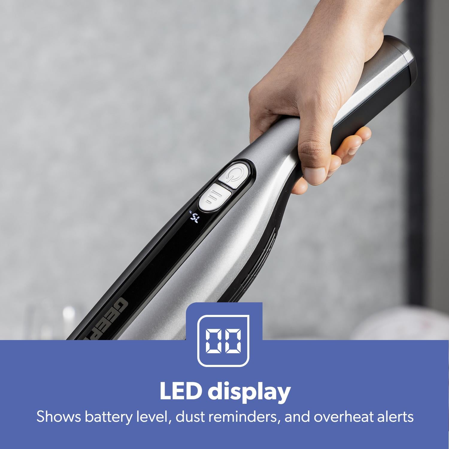 2-in-1 Cordless Upright Stick & Handheld Vacuum Cleaner