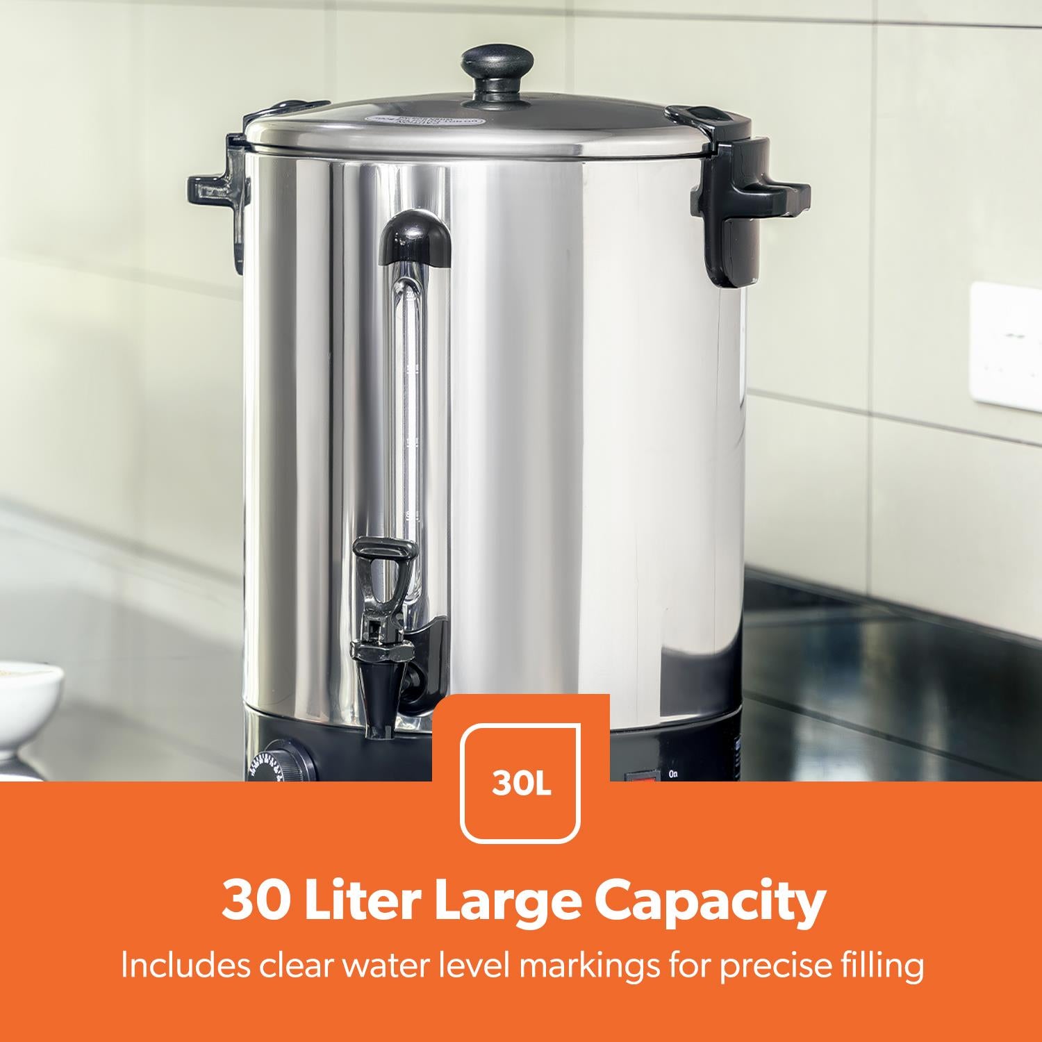 30L Drum Stainless Steel Electric Urn and Water Boiler