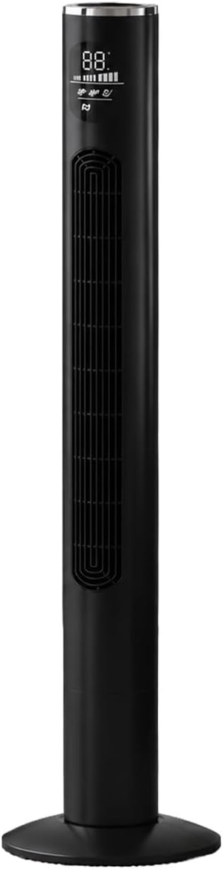 46-Inch Silent Black Tower Fan With Remote Control