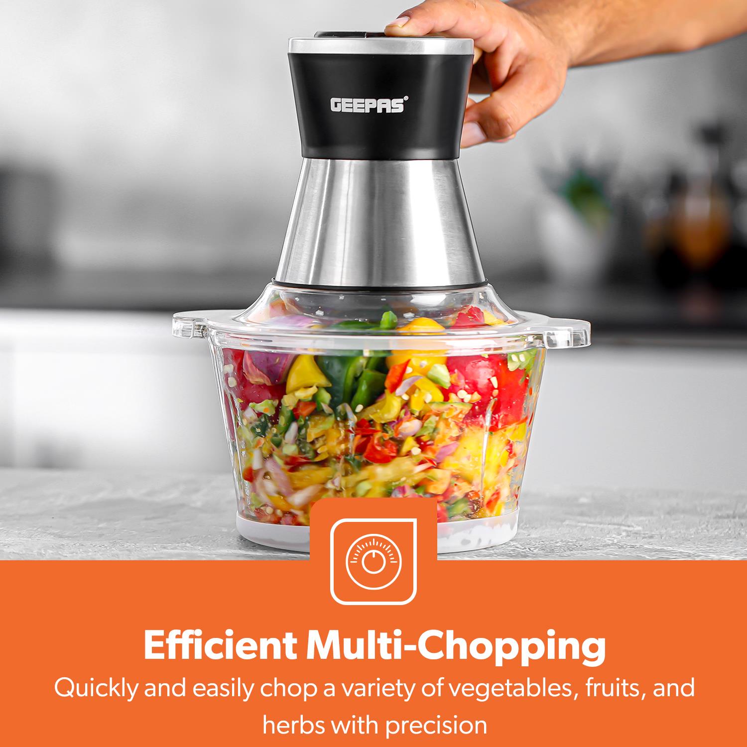 3-Tier Food Steamer & 500W Mini Food Processor Combo Set