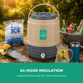 8L Insulated Ice Cooler & Drink Dispenser BPA Free