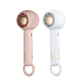 Mini Handheld Fan Pack of 2 Rechargeable Travel Fans – Pink & White