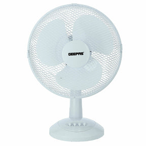 12-Inch Portable Oscillating Desk Fan (White, Grey, Black)