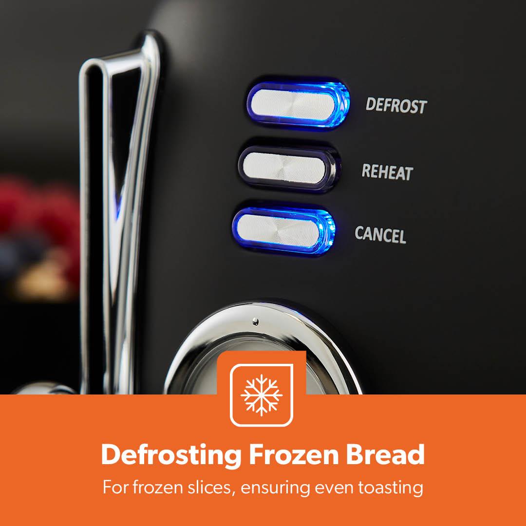 Retrovive 23L Digital Microwave Oven, 1.7L Kettle & 4-Slice Toaster Set