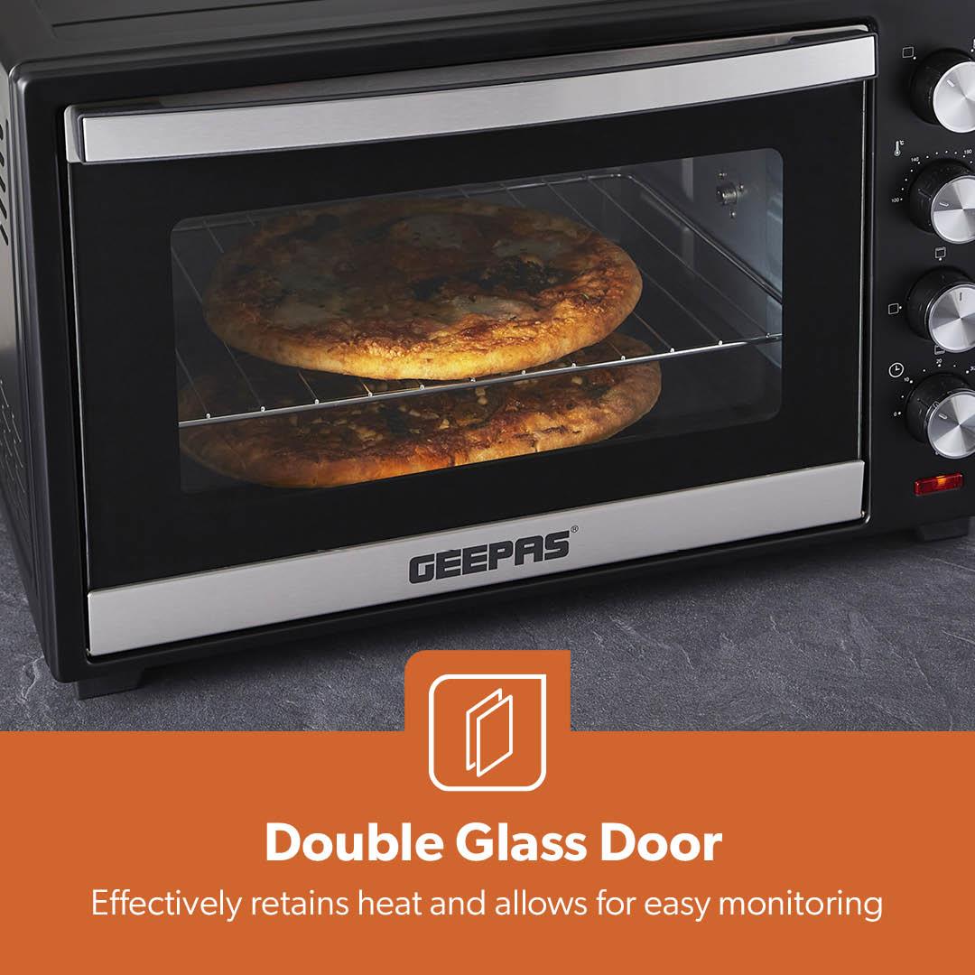 48L Portable Electric Mini Oven With Grill and Rotisserie