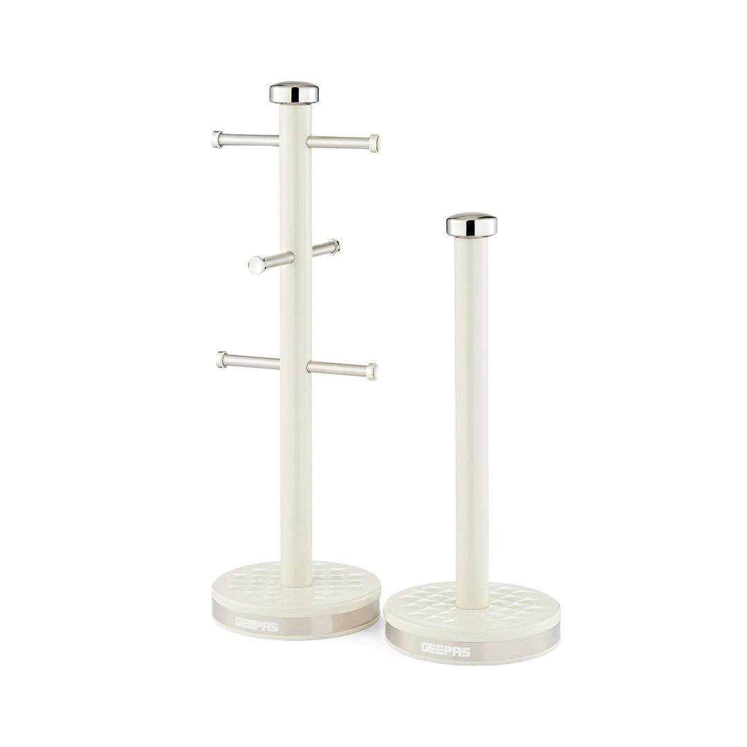 Mug Tree & Towel Pole Set Kitchen Counter Storage