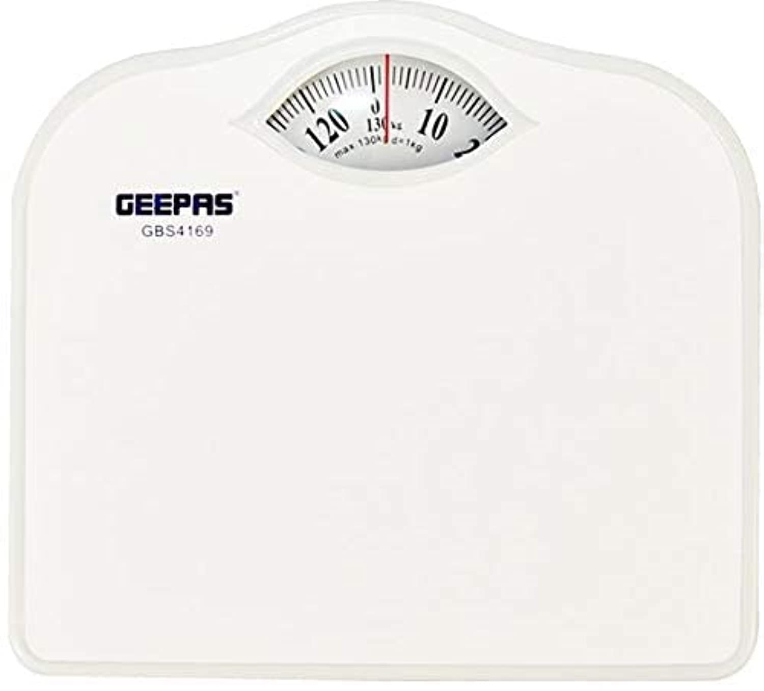 Geepas Mechanical Bathroom Scale Scale with 130KG/287lb Capacity