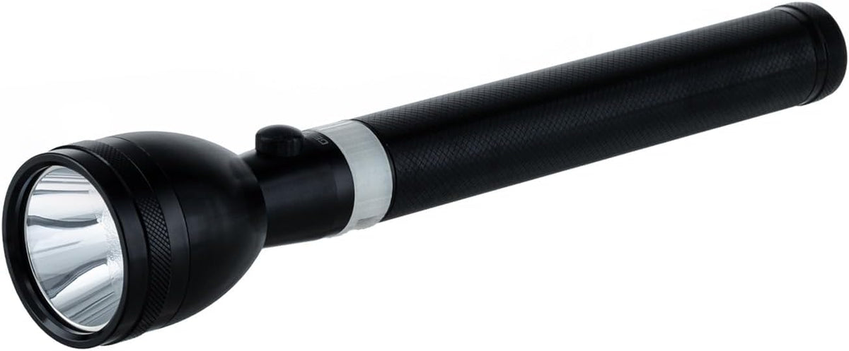 Rechargeable LED Torch 7W Super Bright Lightweight 6000mAh Long Battery Life Flashlight