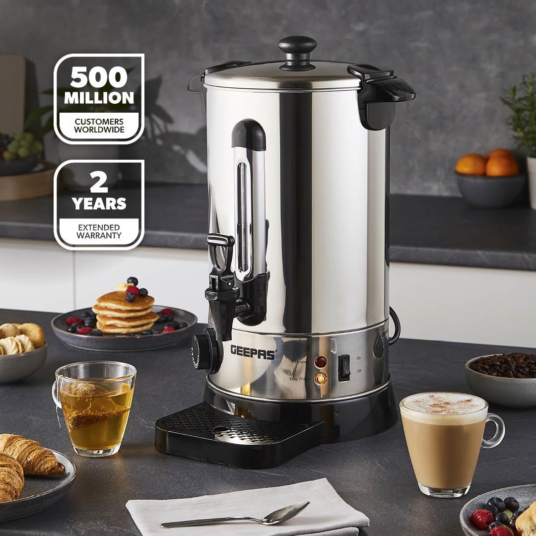 10L Stainless Steel Hot Water Boiler and Catering Urn (1650W)
