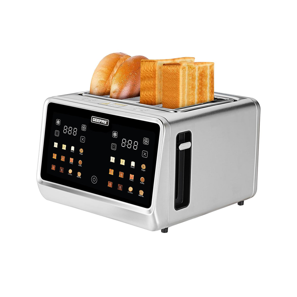 4-Silce Digital Toaster With Touchscreen Controls & Extra Wide Slots