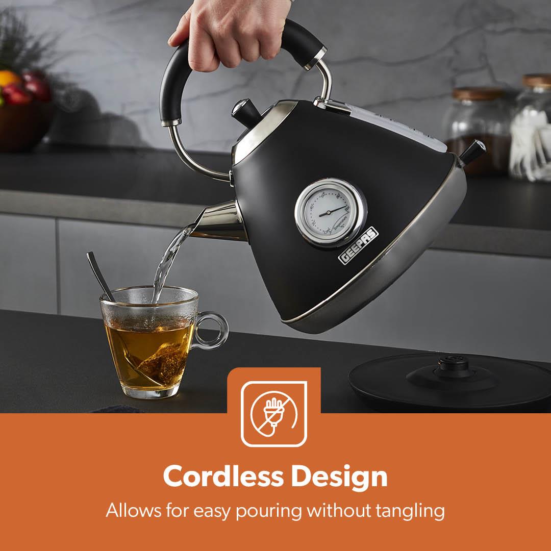 Retrovive 1.7L Kettle, 4-Slice Toaster, Blender and 20L Microwave Set
