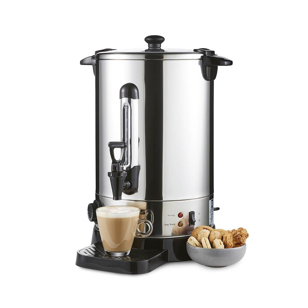 15L Stainless Steel Catering Urn - Commercial Hot Water Boiler