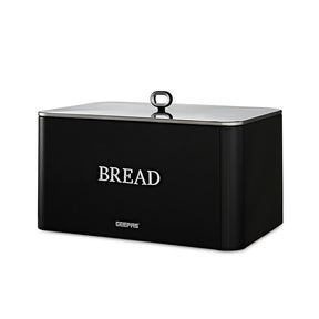 13L Steel Kitchen Bread Bin Canister Countertop Storage Retrovive