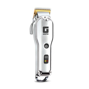 Chrome Stainless Steel Men's Bear and Hair Cordless Clipper