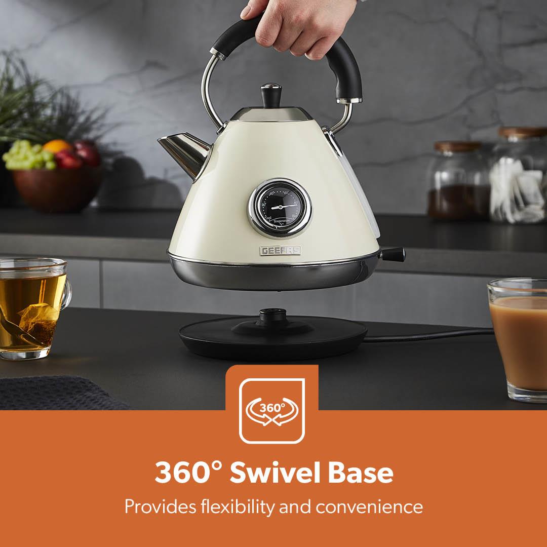 Retrovive 1.7L 3000W Electric Vintage Kettle Rapid Boil