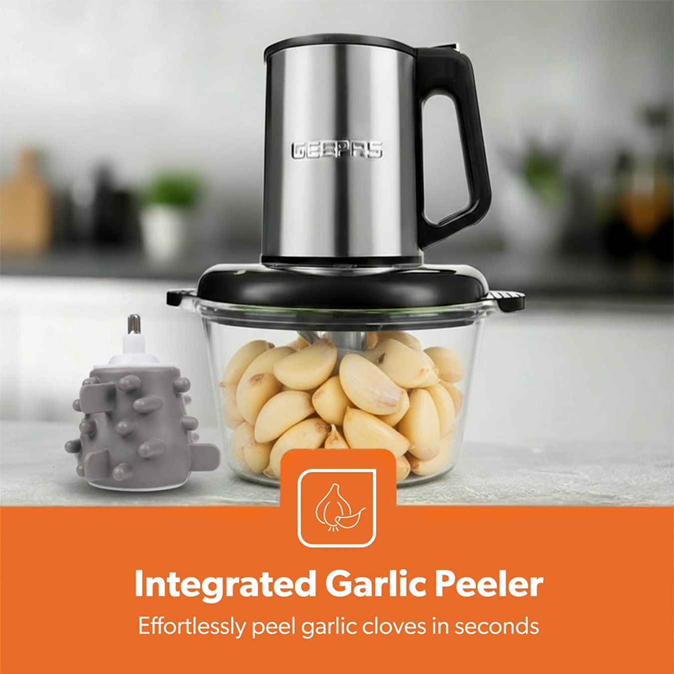 500W Mini Food Processor Chopper and Meat Grinder 2L