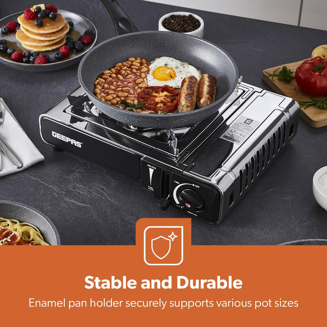 2-In-1 Single Camping Gas Stove With Carry Case