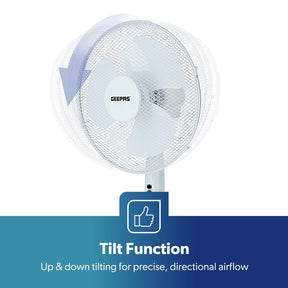 Set Of 2 Deluxe 16-Inch White Oscillating Pedestal Fans