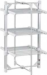3-Tier Indoor Foldable Heated Clothes Airer Electric Dryer