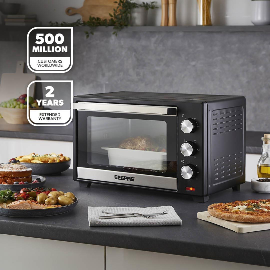 30L Electric Mini Oven and Grill Cooker With Rotisserie