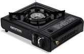 Portable Single Burner Gas Stove - Camping Outdoor Hob Cooker